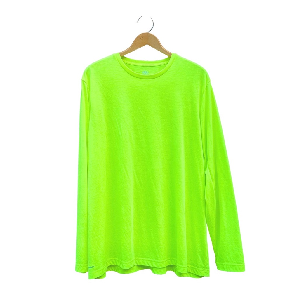 Neon Athletic Works DriWorks T-Shirt Long Sleeve Men’s Big & Tall 3XL 54 56 3X
